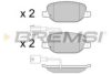 BREMSI BP3437 Brake Pad Set, disc brake